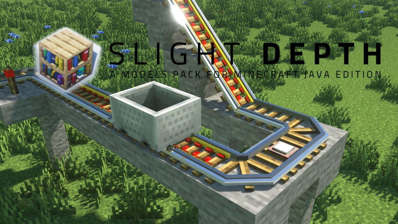 Paquete de recursos de profundidad de Minecraft Ligera