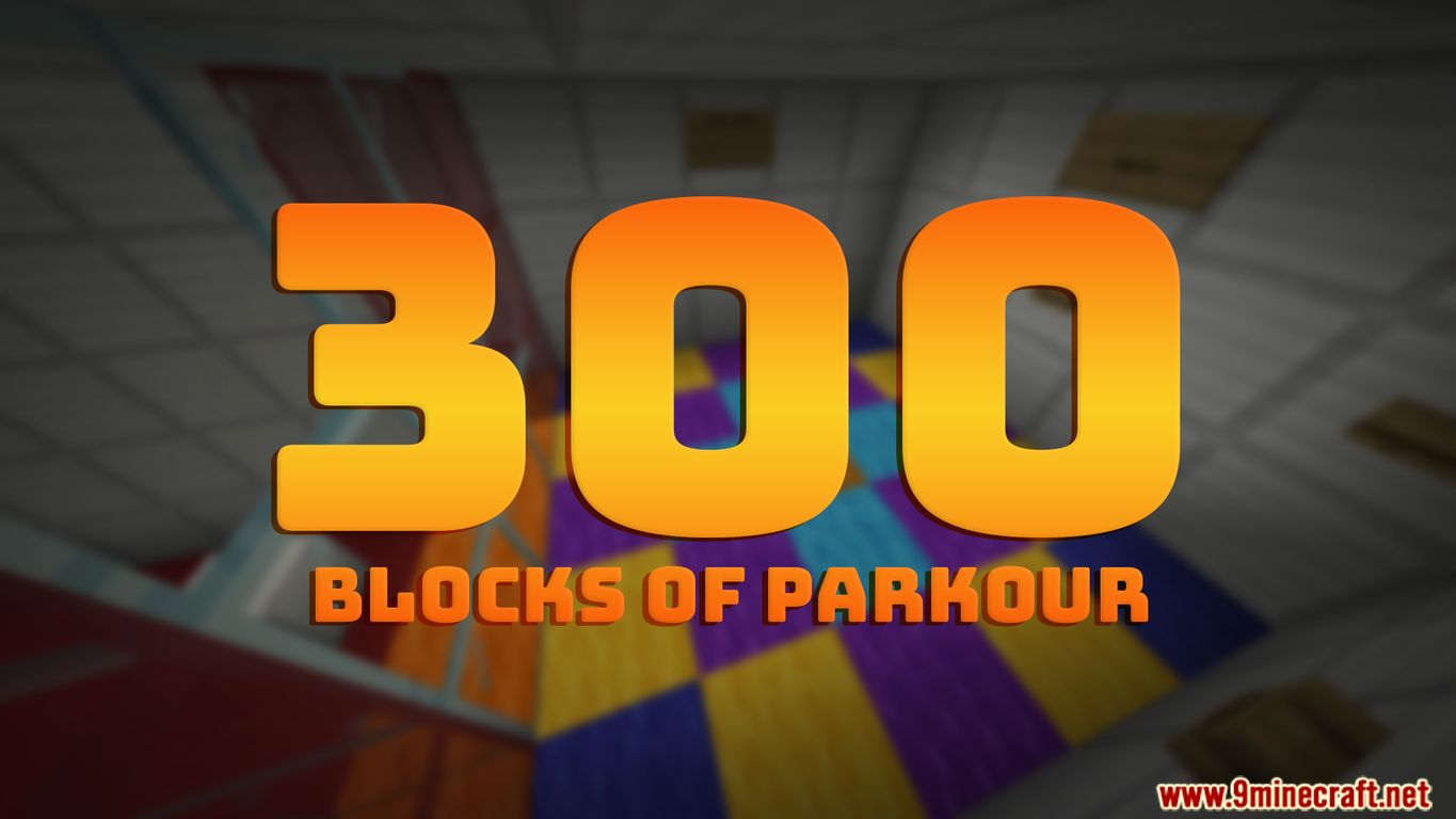 300 blocos de mapa de parkour | Minecraft versão 1.14.4