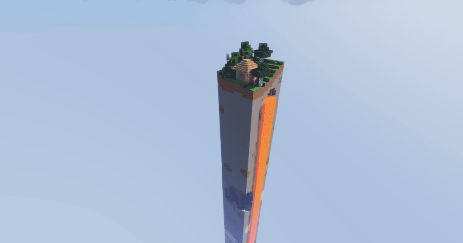 Minecraft satu peta potongan