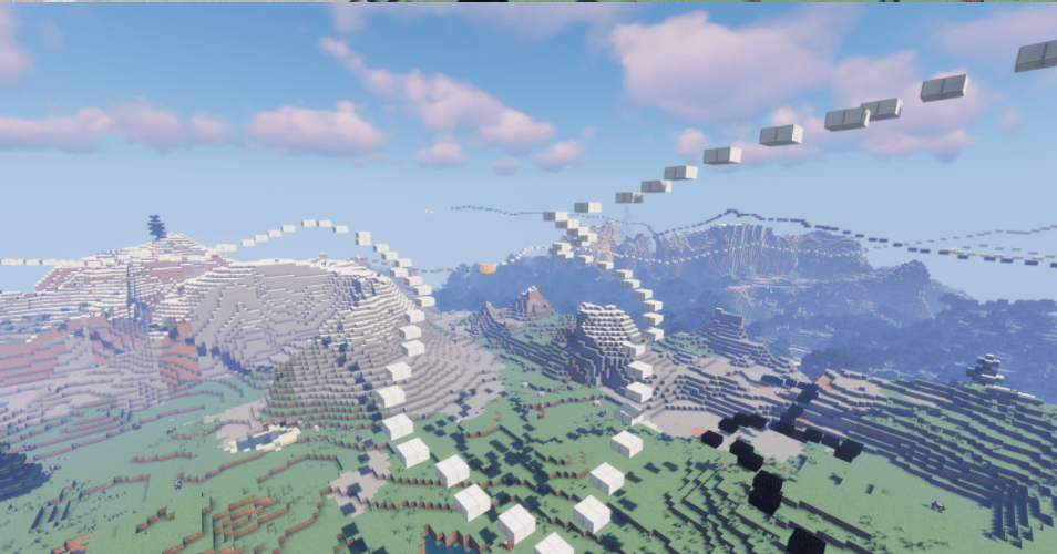 Mapa de parkour de Pixel de Minecraft