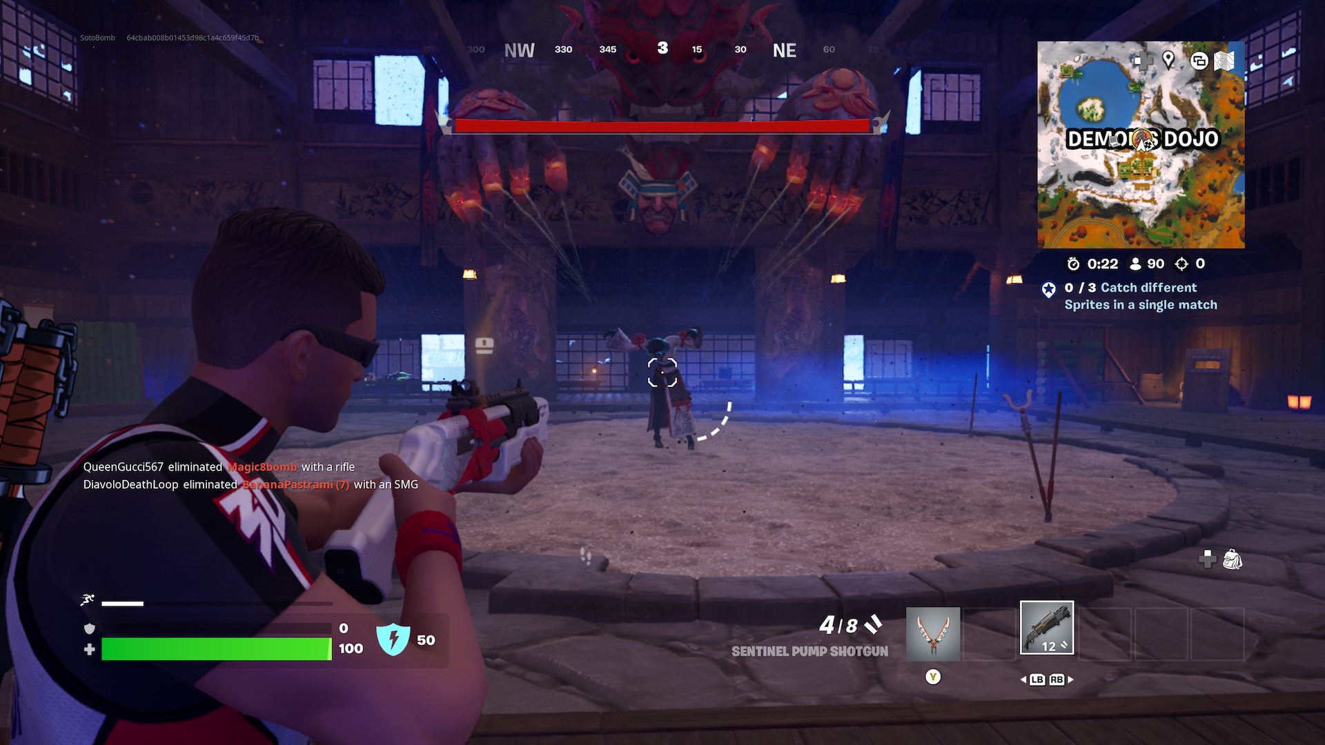 Comment trouver et endommager les démons à Fortnite Chapitre 6, saison 1
