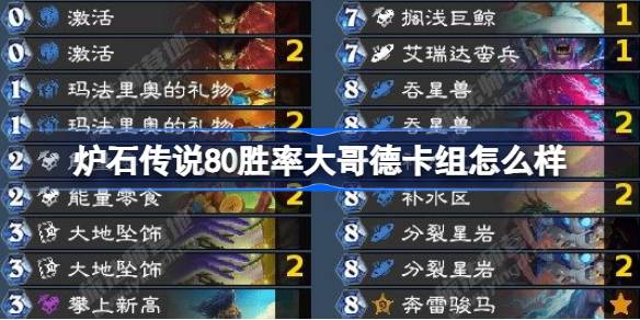 Hearthstone 80 Win Taxa Big Brother Deck
