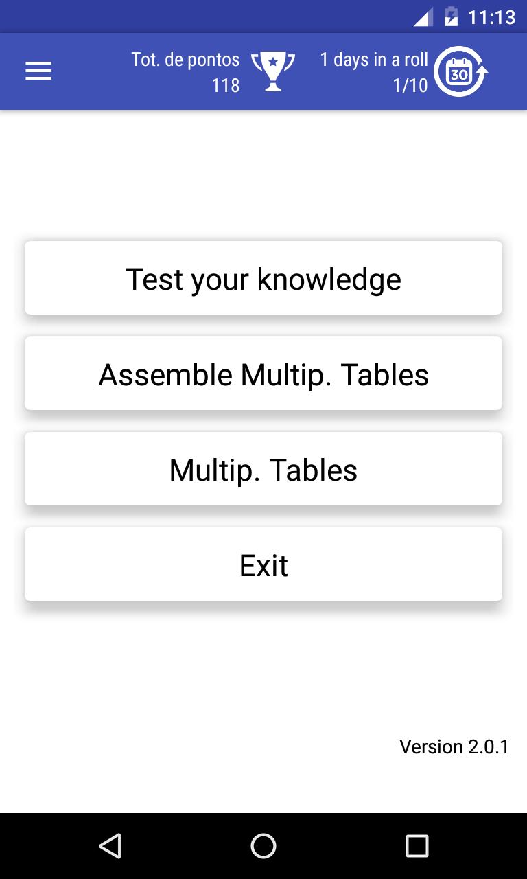 Multiplication Table FREE