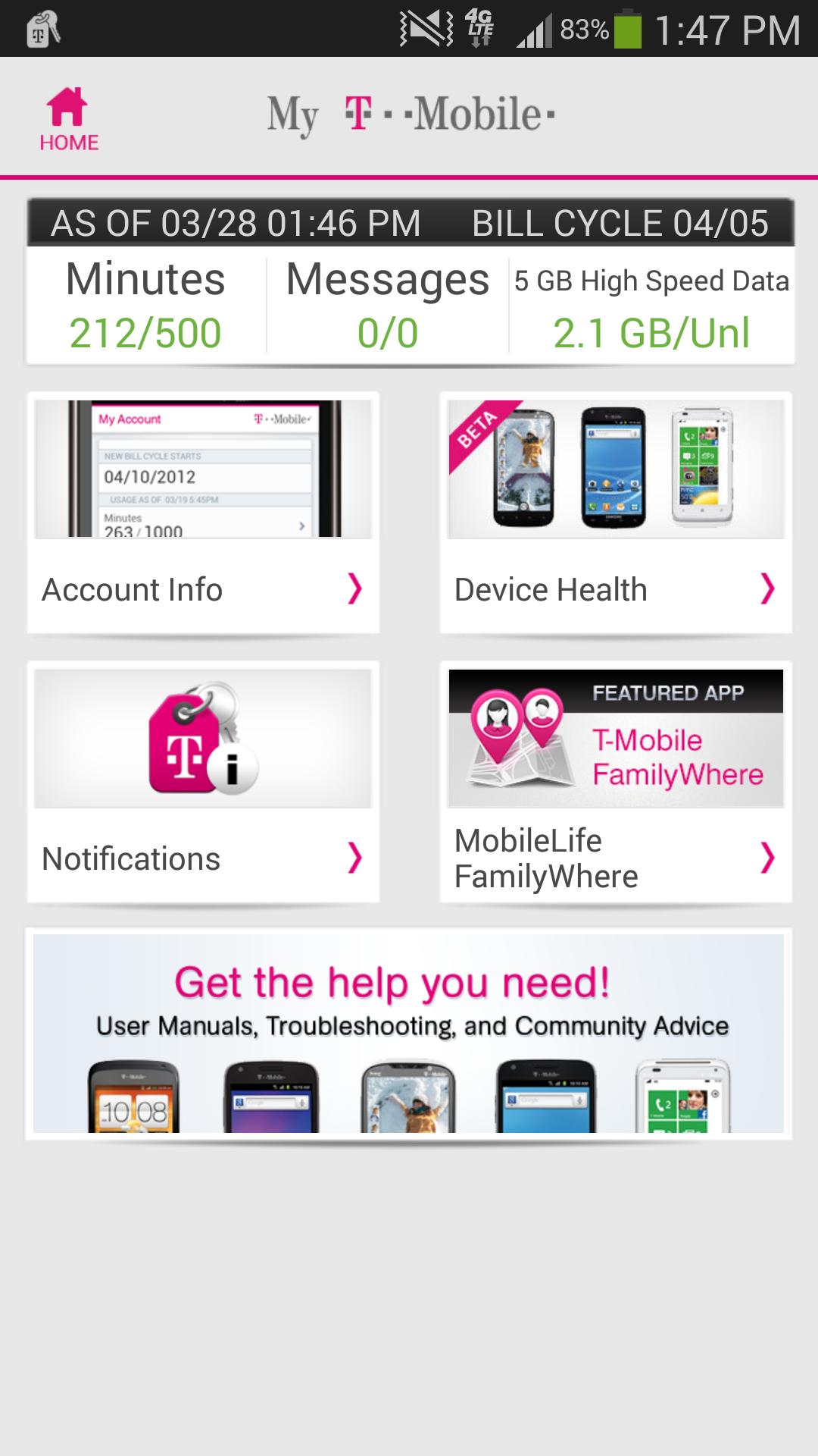 T-Mobile MyAccount [Legacy]