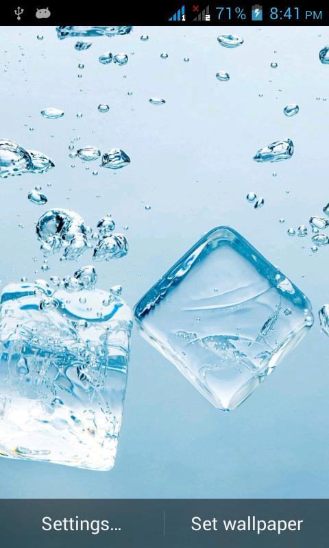 Water Splash Live Wallpaper