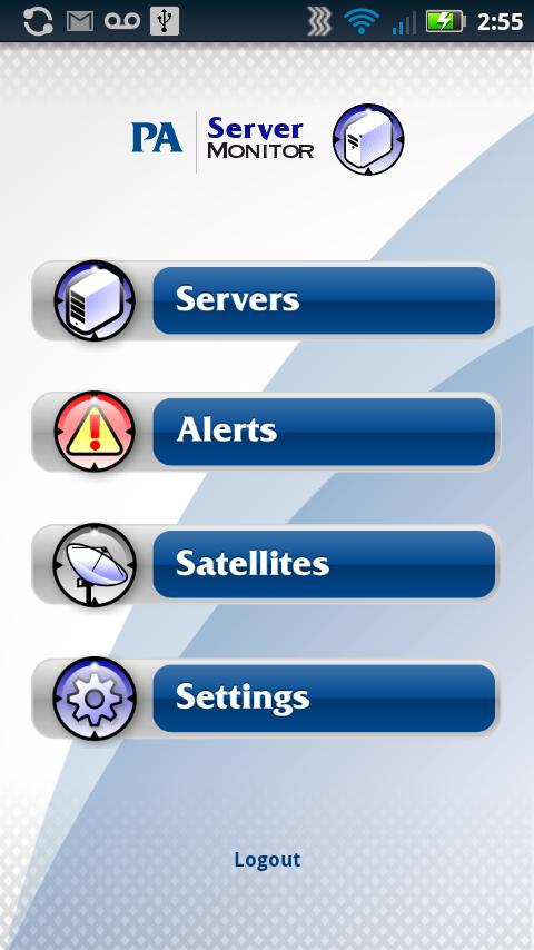 PA Server Monitor for Android