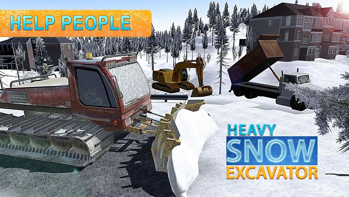 Excavator Snow Loader Truck