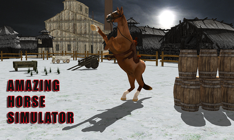 Snow Horse Jump Simulator
