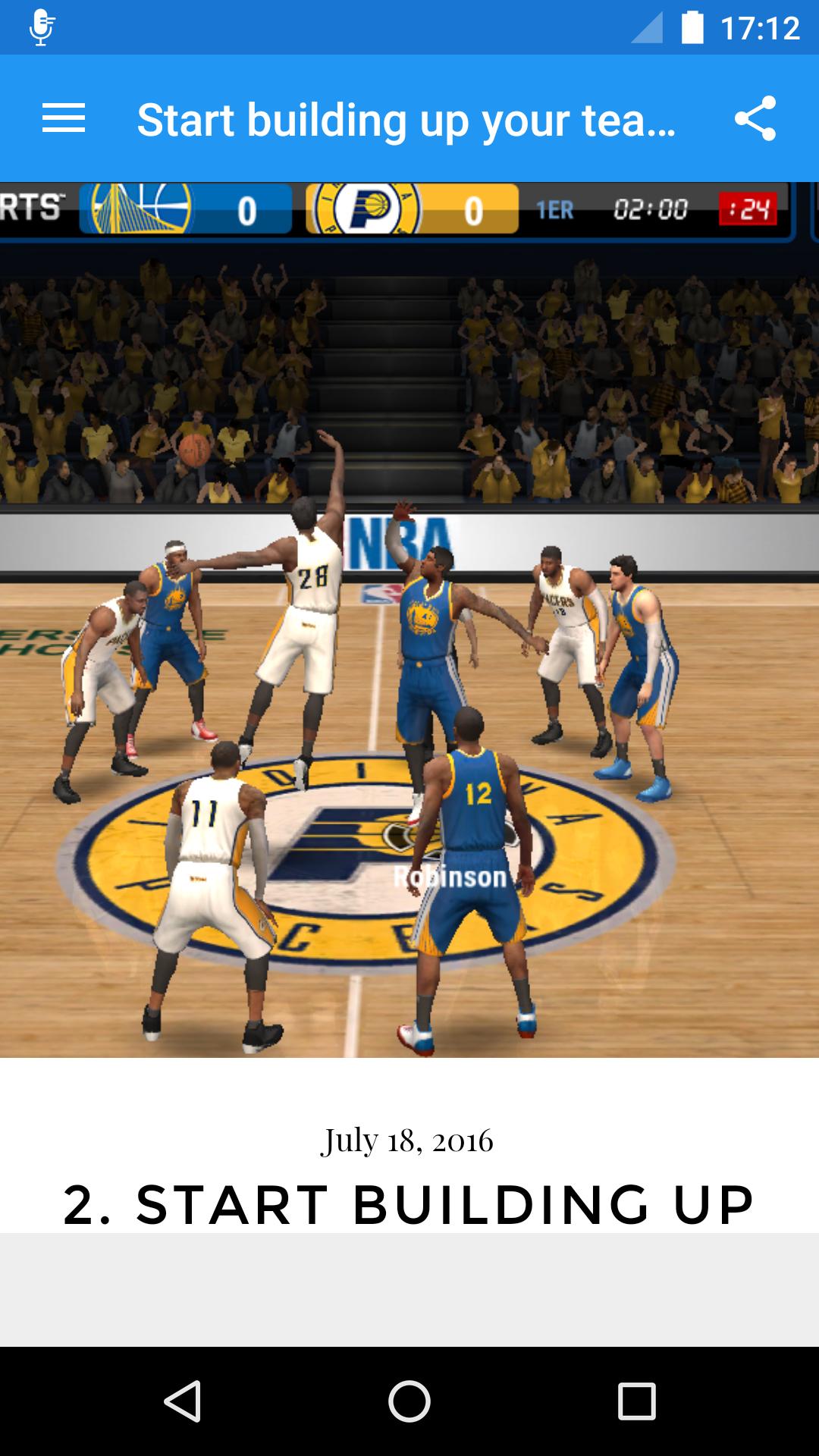 Tips for NBA LIVE Mobile 2016