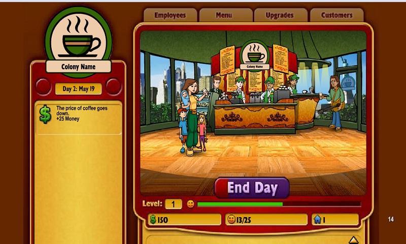 Coffee Company Management Game