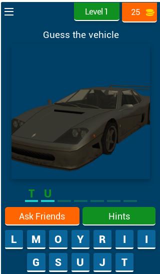 Guess the vehicle SA:MP