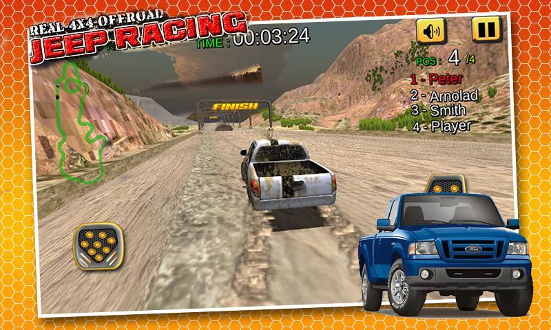 Real 4X4 Offroad Jeep Racing